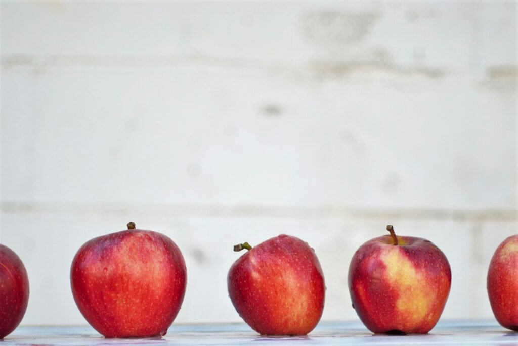 Perfectly imperfect Apples like motherhood